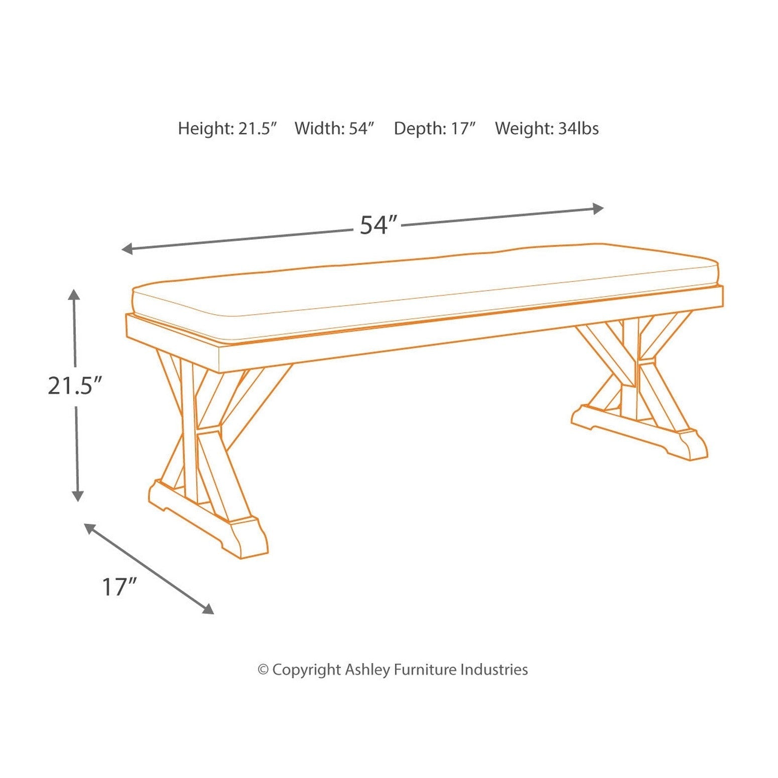 Beachcroft Outdoor Dining Table with 2 Chairs and 2 Benches Ash-P791P3