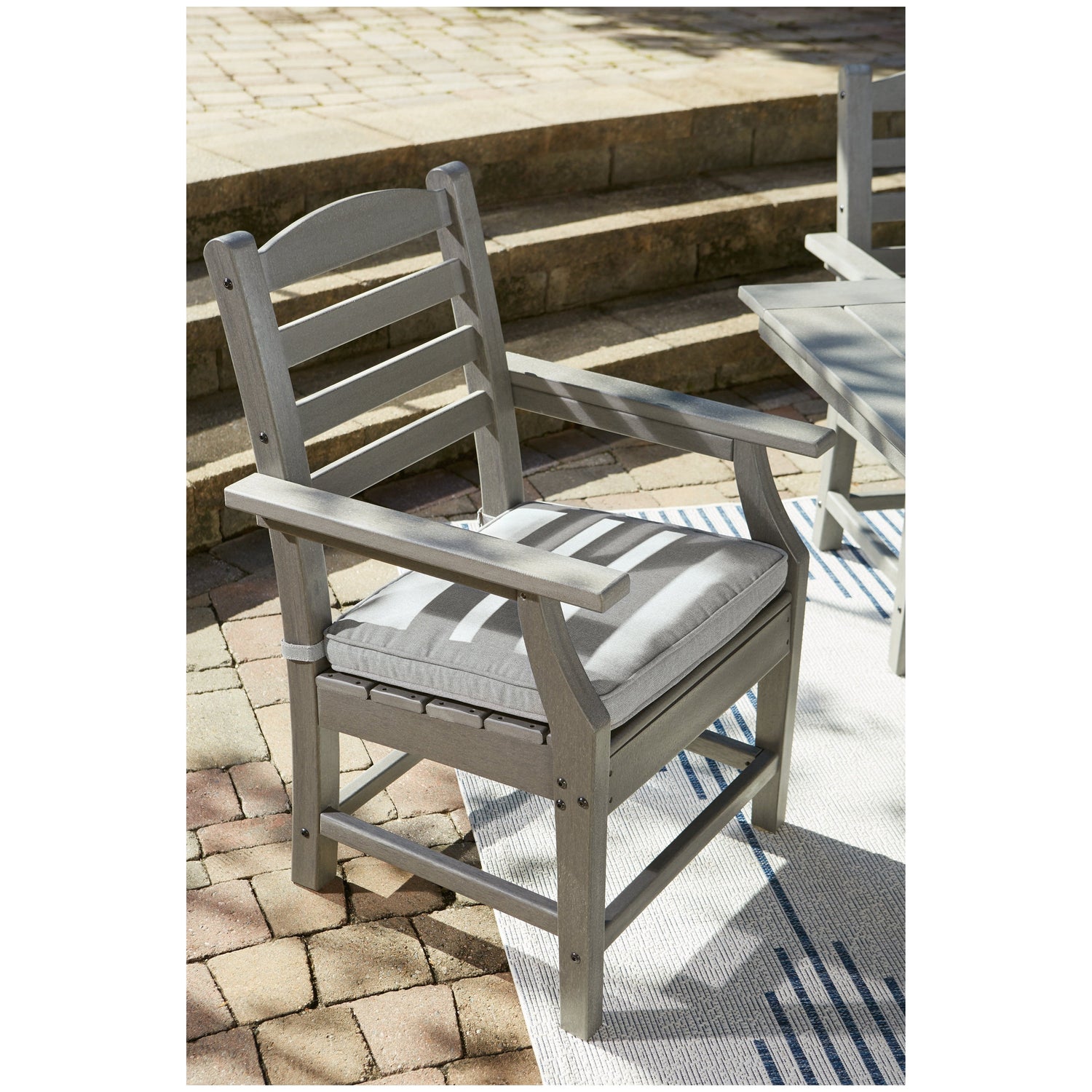 Visola Outdoor Dining Table with 6 Chairs Ash-P802P3