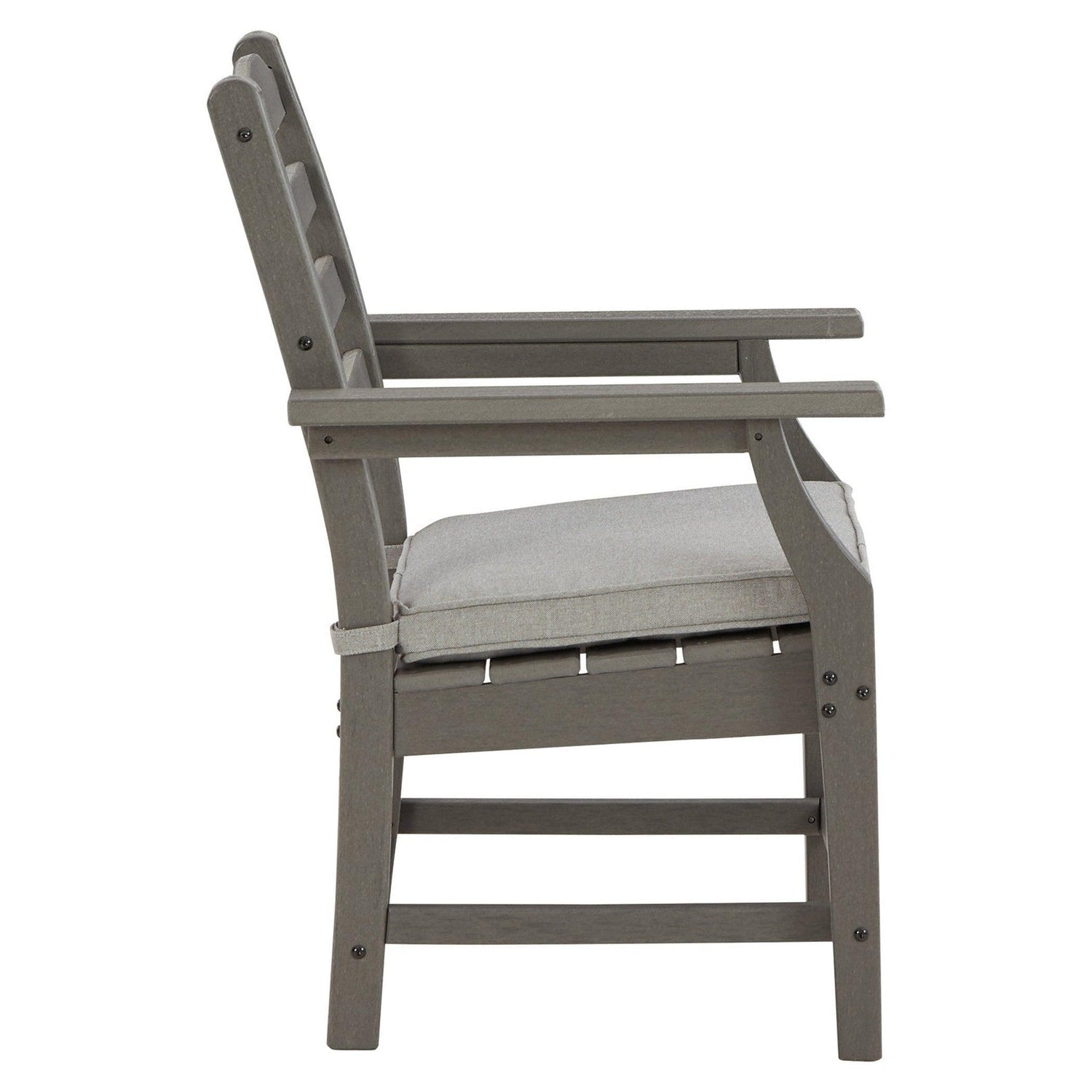 Visola Arm Chair with Cushion (Set of 2) Ash-P802-601A