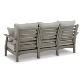 Visola Outdoor Sofa, 2 Lounge Chairs and Coffee Table Ash-P802P2