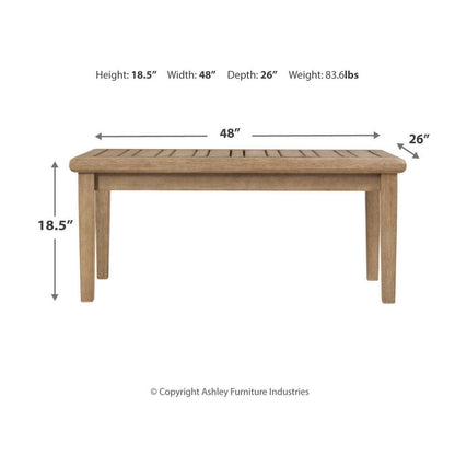 Gerianne Coffee Table Ash-P805-701