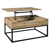 Gerdanet Lift-Top Coffee Table Ash-T150-9