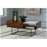 Rusitori Lift-Top Coffee Table Ash-T169-9