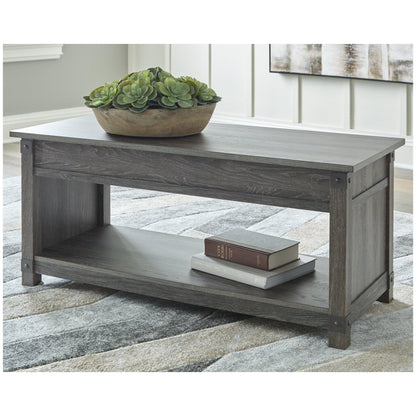 Freedan Lift-Top Coffee Table Ash-T175-9