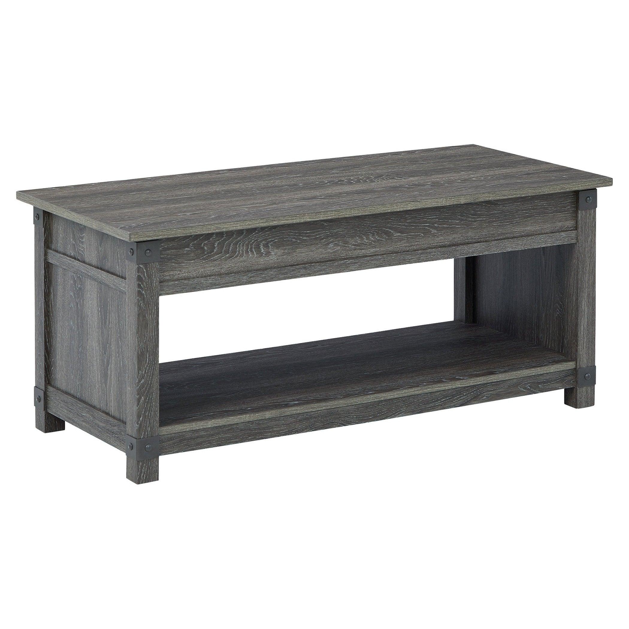 Freedan Lift-Top Coffee Table Ash-T175-9