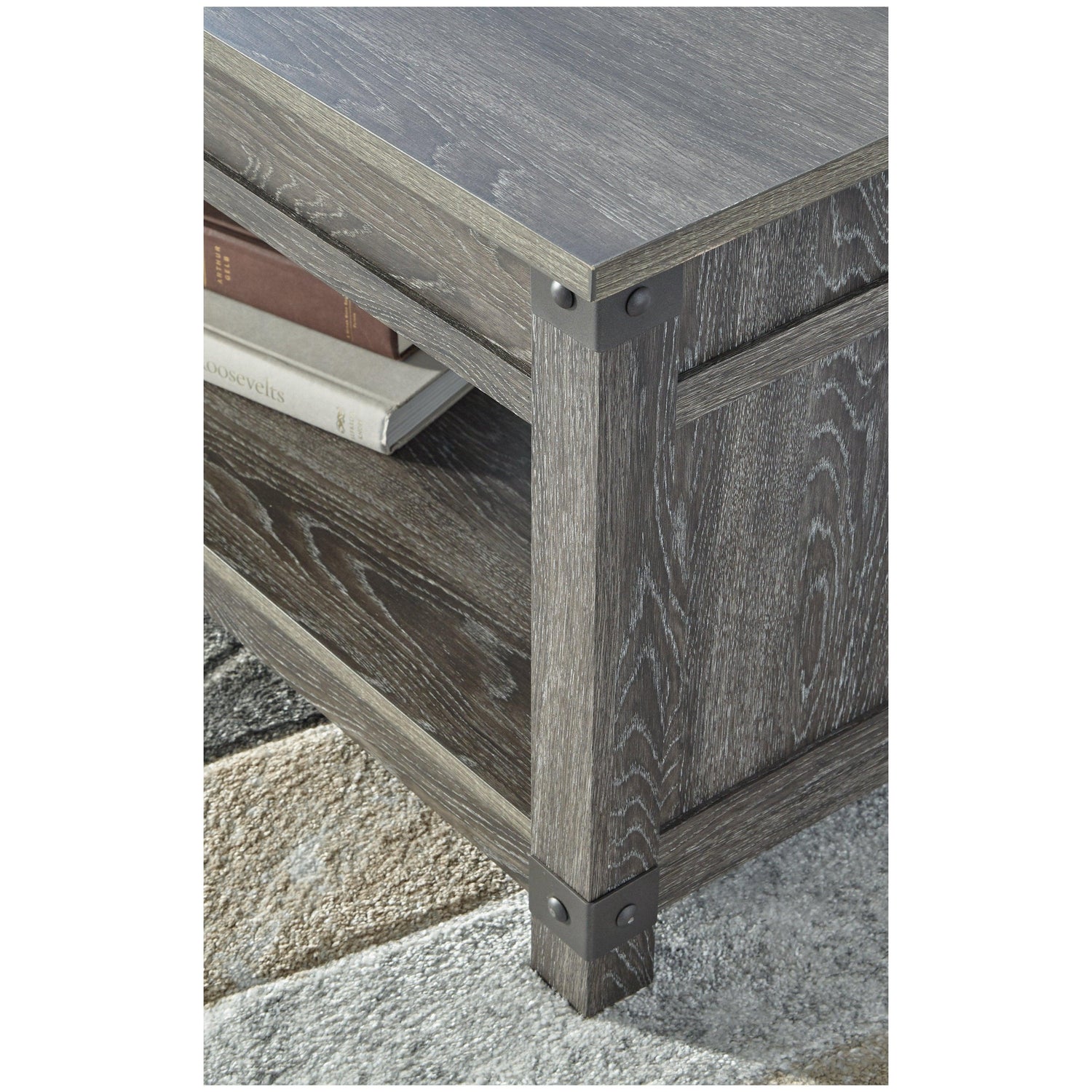 Freedan Lift-Top Coffee Table Ash-T175-9