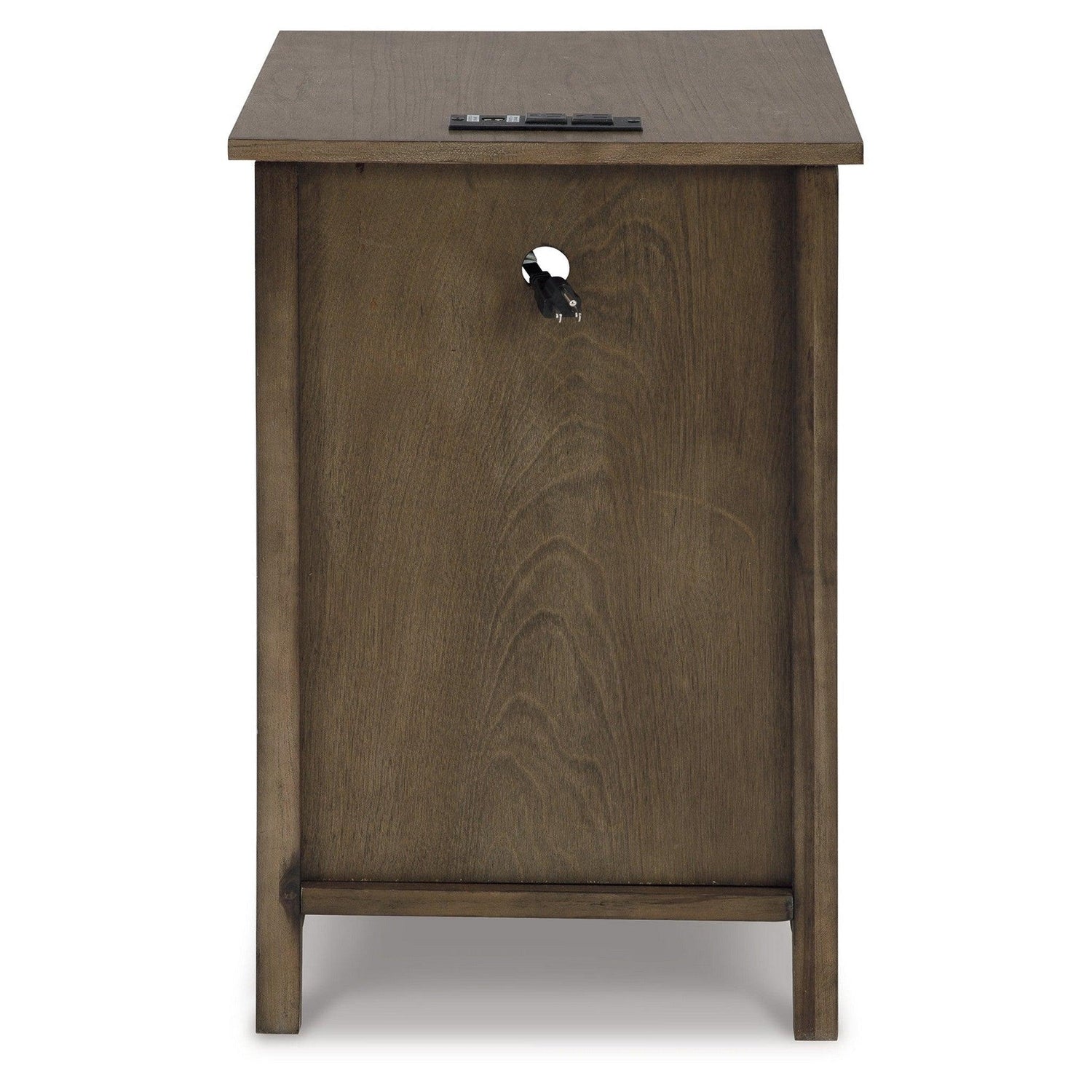 Treytown Chairside End Table Ash-T300-217