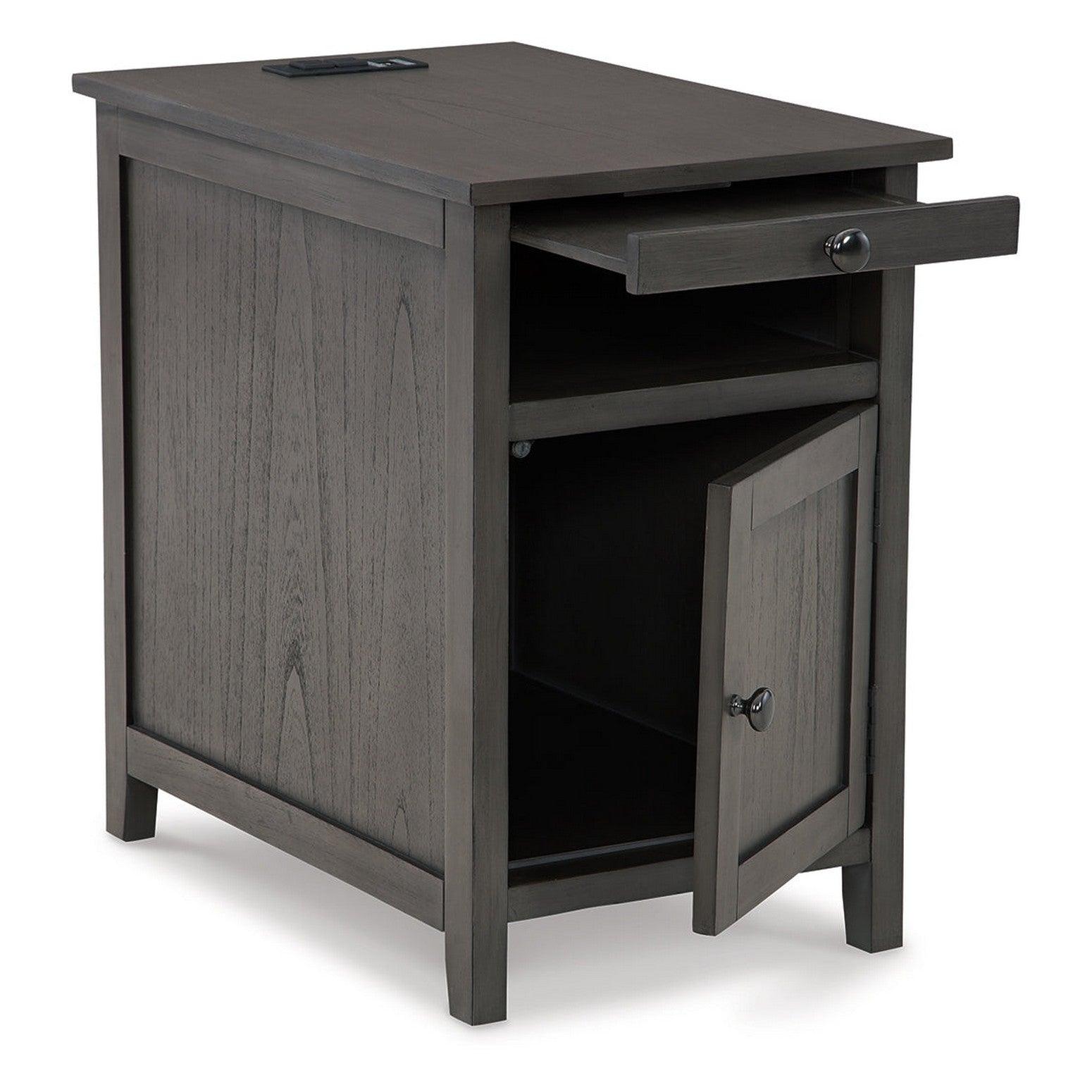 Treytown Chairside End Table Ash-T300-217