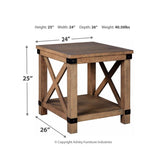 Aldwin End Table Ash-T457-3