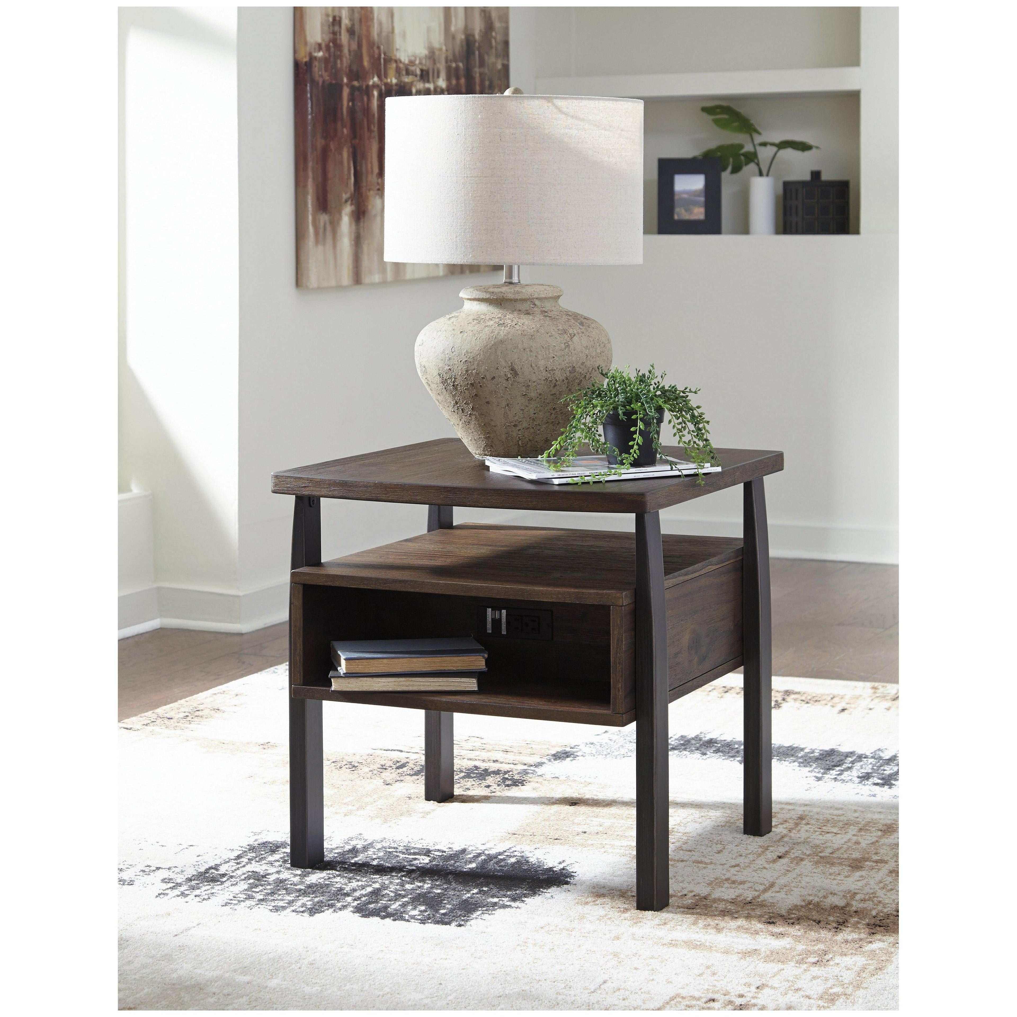 Vailbry End Table Ash-T758-3