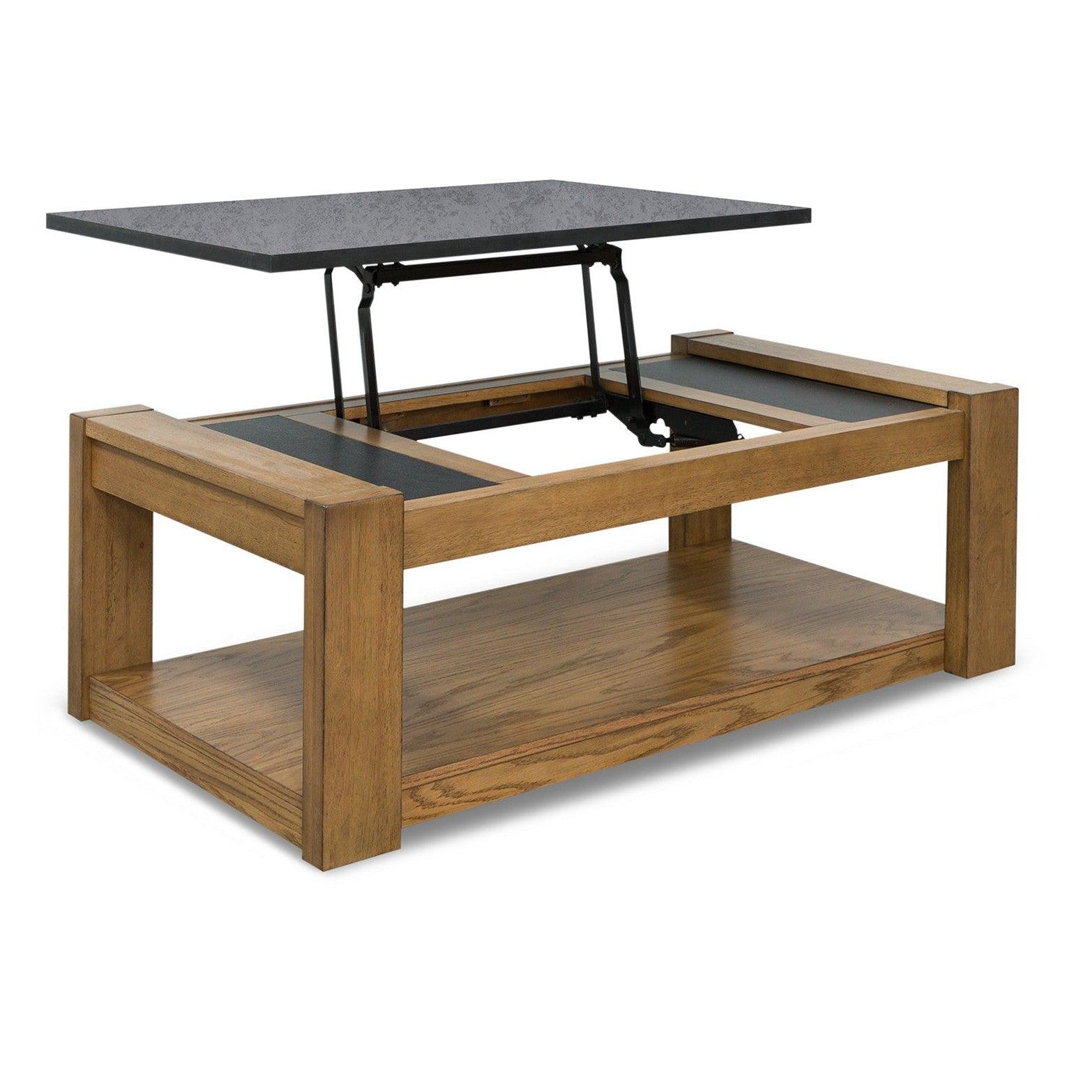 Quentina Lift Top Coffee Table Ash-T775-9