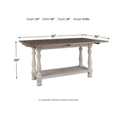 Havalance Sofa/Console Table Ash-T814-4