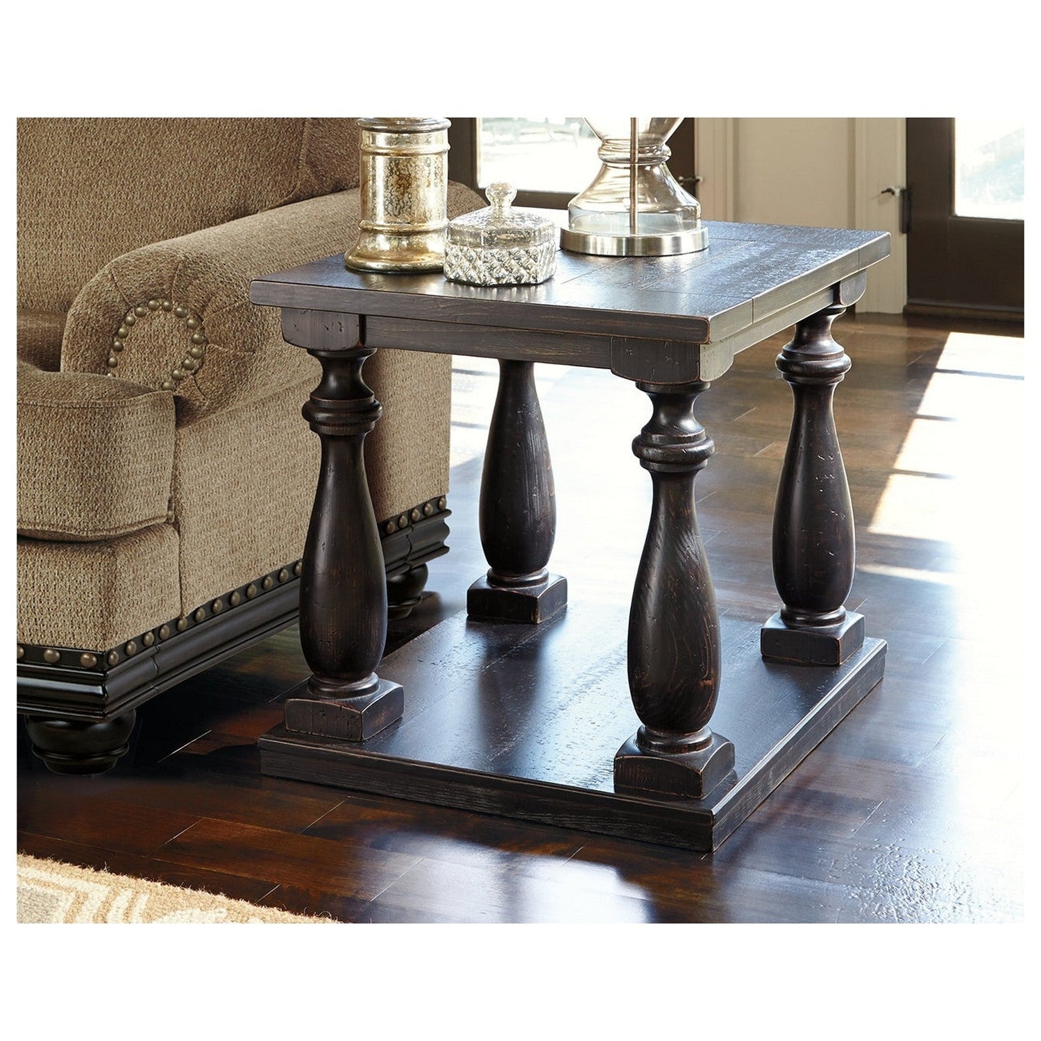 Mallacar Coffee Table and 2 End Tables Ash-T880T1