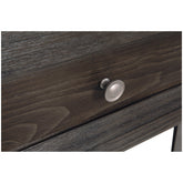 Todoe End Table with USB Ports & Outlets Ash-T901-3