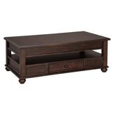 Barilanni Coffee Table with Lift Top Ash-T934-9