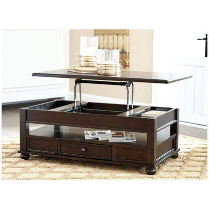 Barilanni Coffee Table with Lift Top Ash-T934-9