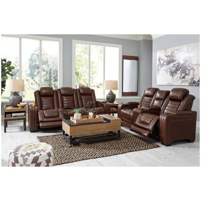 Backtrack Power Reclining Sofa and Loveseat Ash-U28004U1