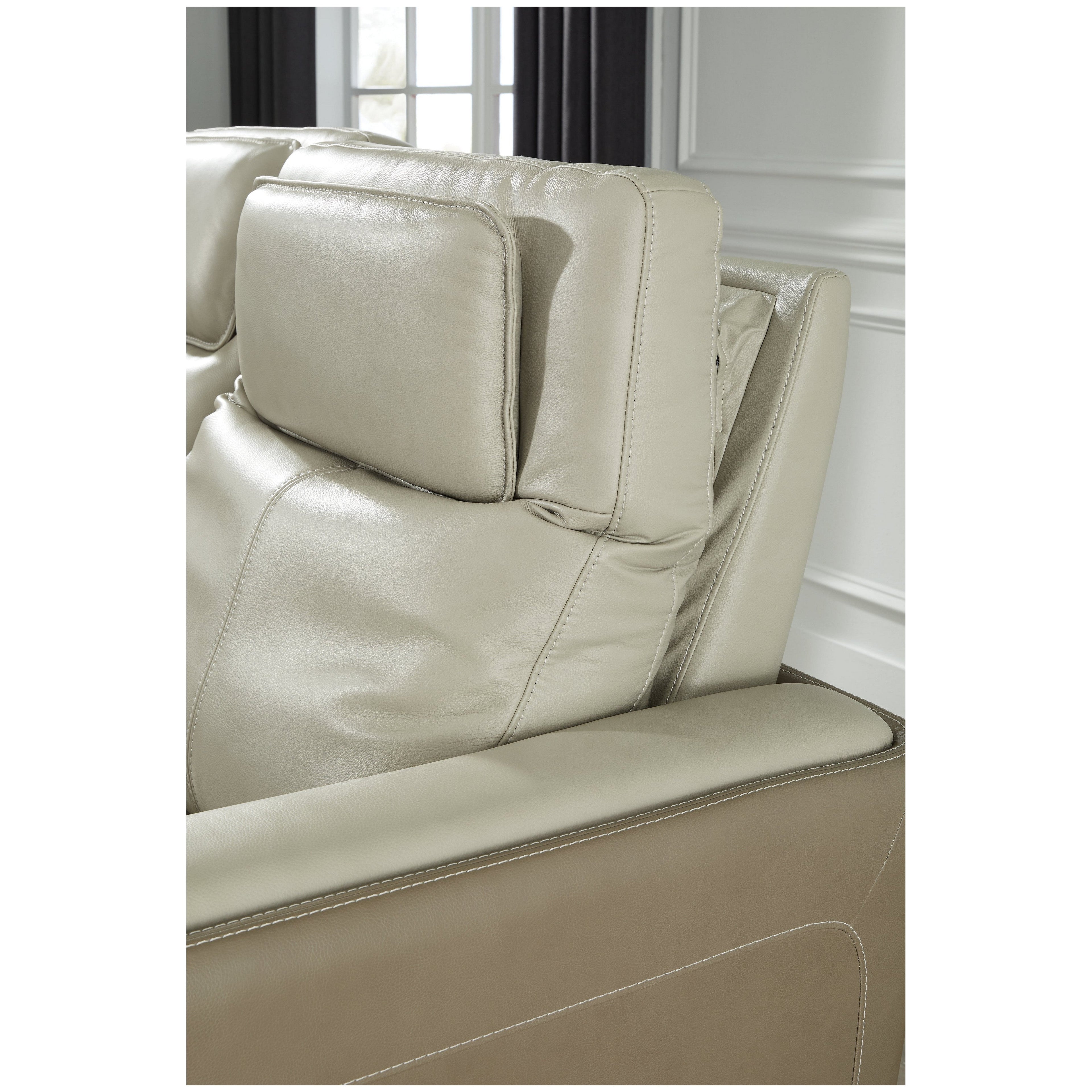 Battleville Power Reclining Sofa Ash-U3070547