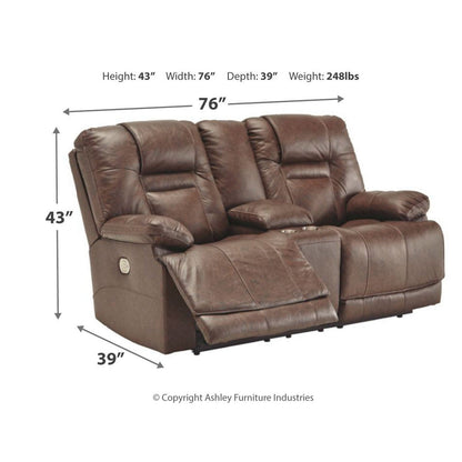 Wurstrow Power Reclining Sofa and Loveseat Ash-U54603U1