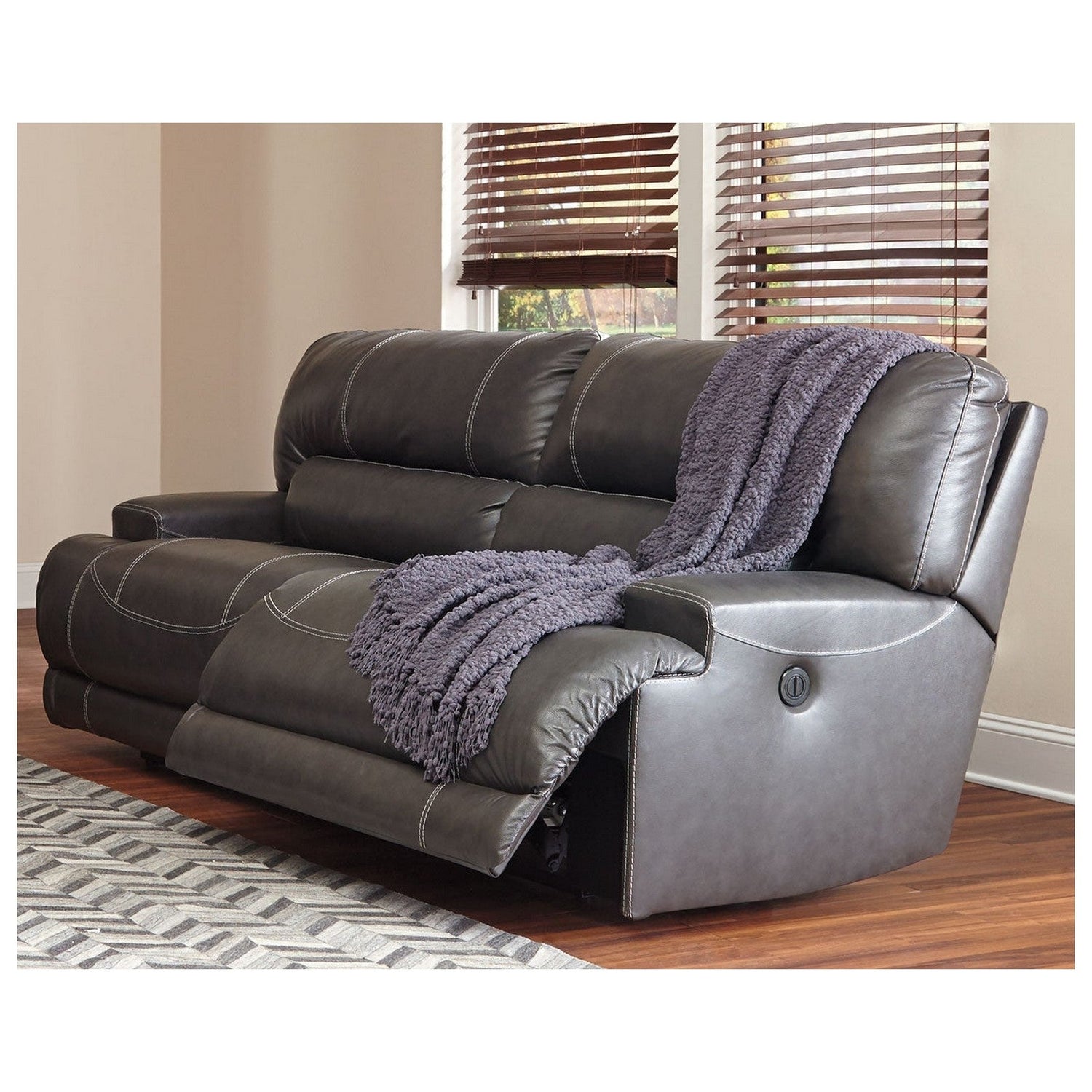 McCaskill Reclining Sofa Ash-U6090081