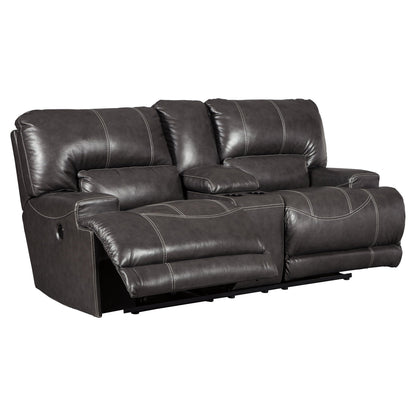 McCaskill Power Reclining Loveseat with Console Ash-U6090096