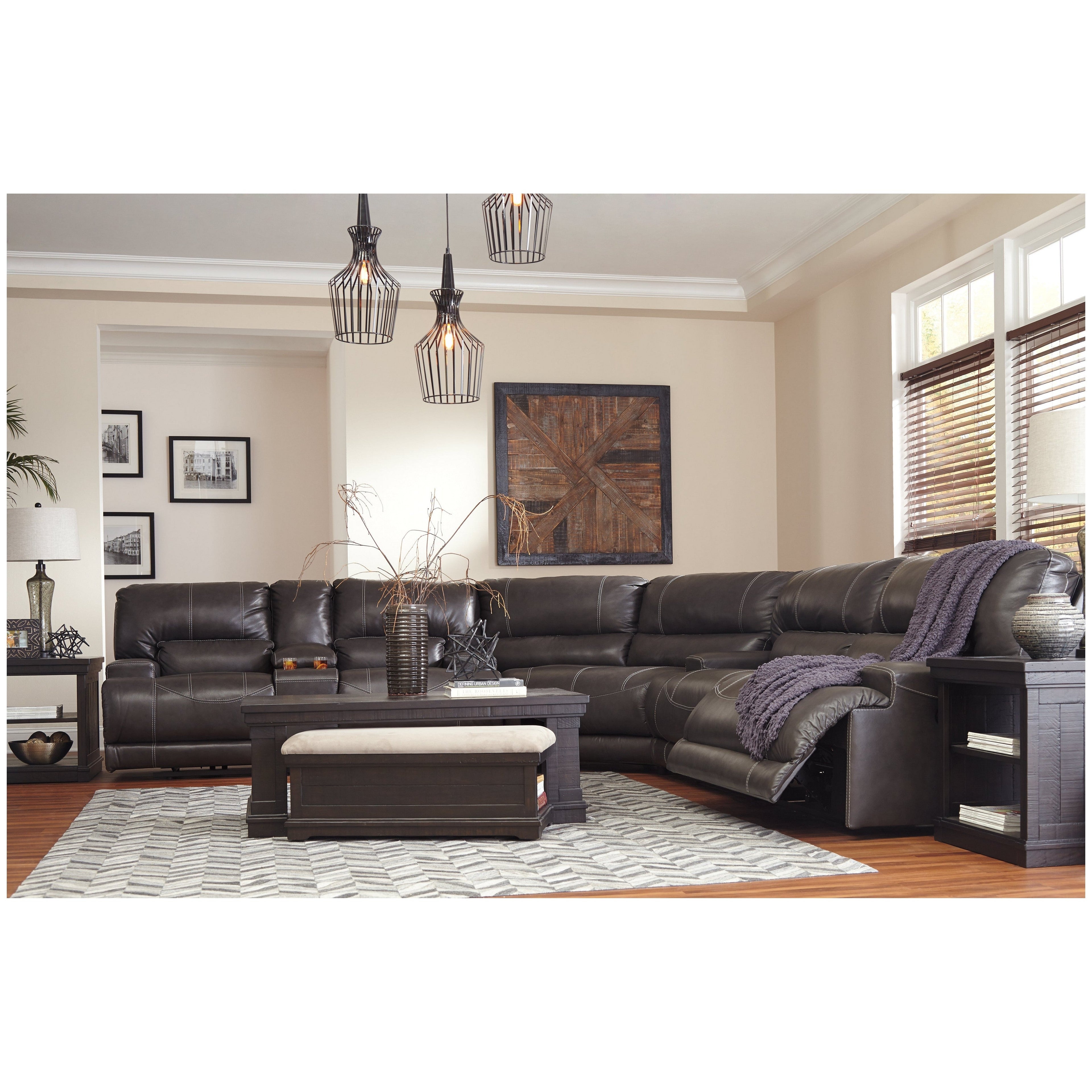 McCaskill Reclining Sofa Ash-U6090081