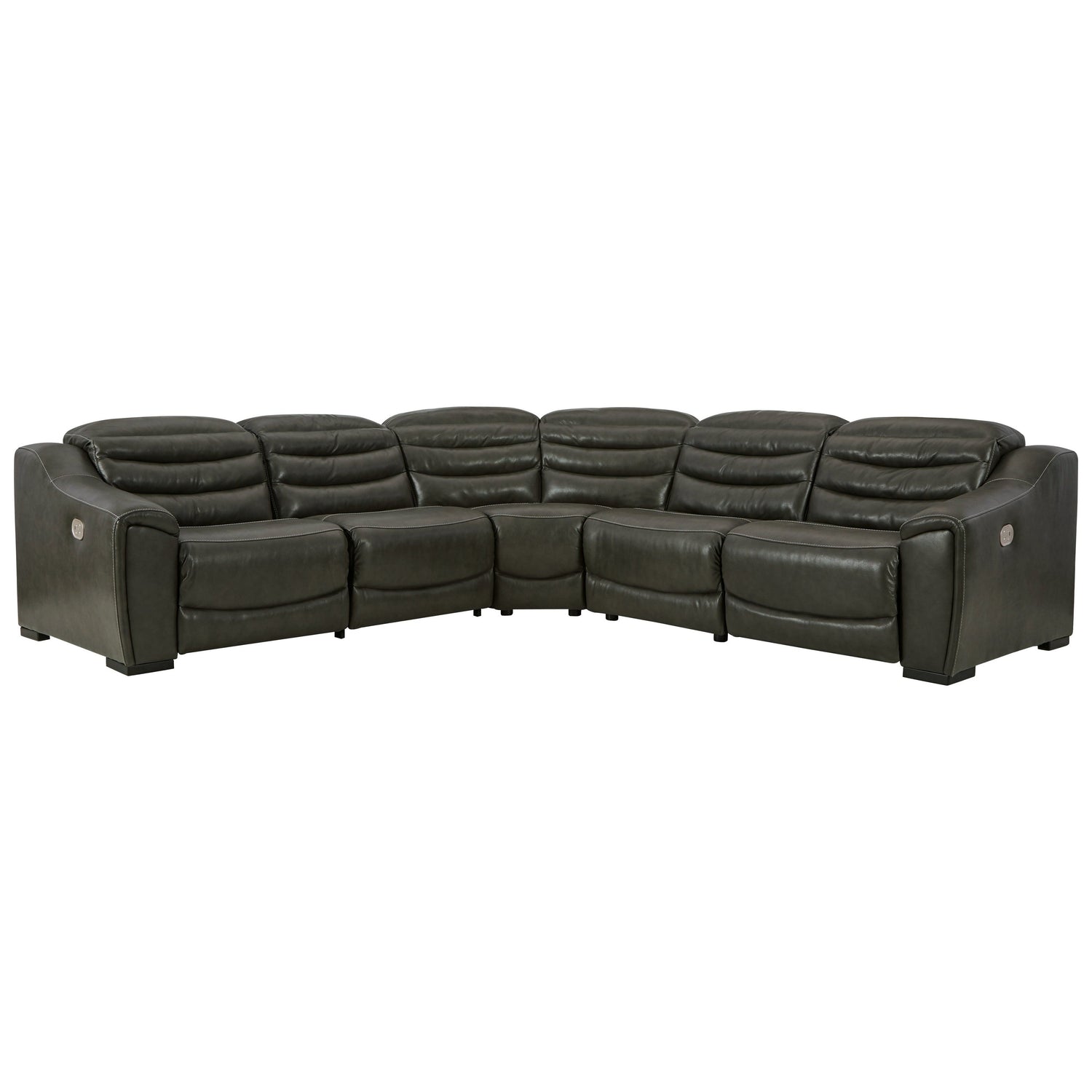 Center Line 5-Piece Power Reclining Sectional Ash-U63404S3