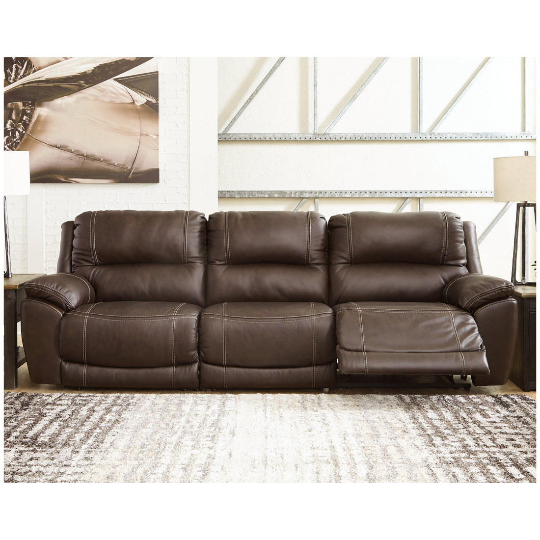 Dunleith 3-Piece Power Reclining Sofa Ash-U71604S5