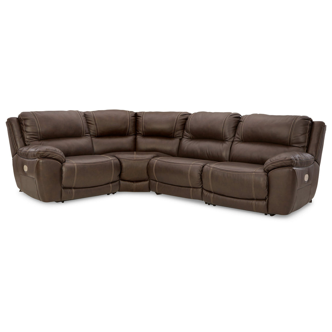 Dunleith 4-Piece Power Reclining Sectional Ash-U71604S6