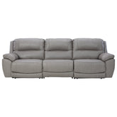 Dunleith 3-Piece Power Reclining Sectional Ash-U71605S5