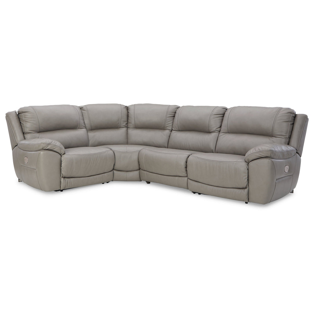 Dunleith 4-Piece Power Reclining Sectional Ash-U71605S6