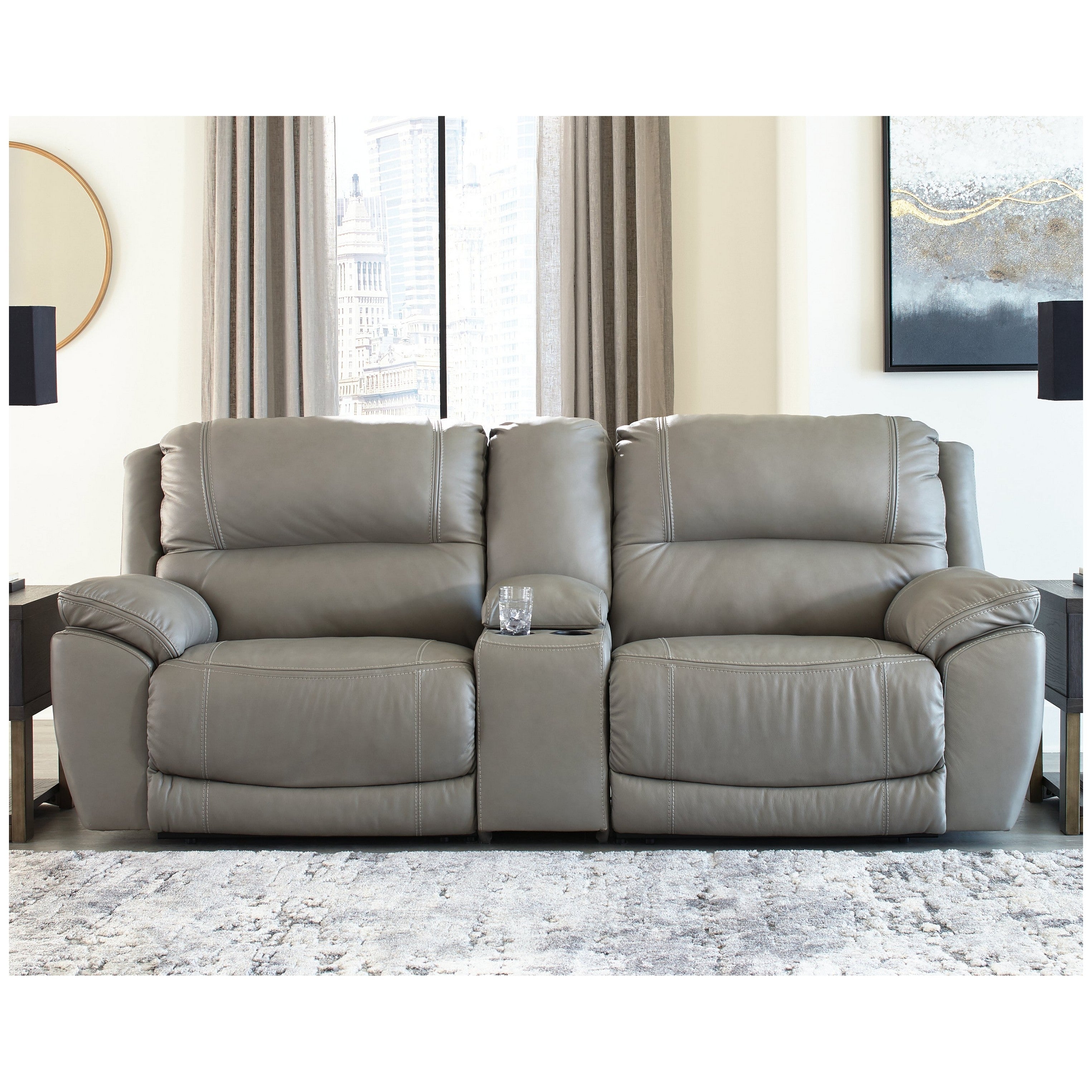 Dunleith 3-Piece Power Reclining Sectional Ash-U71605S4