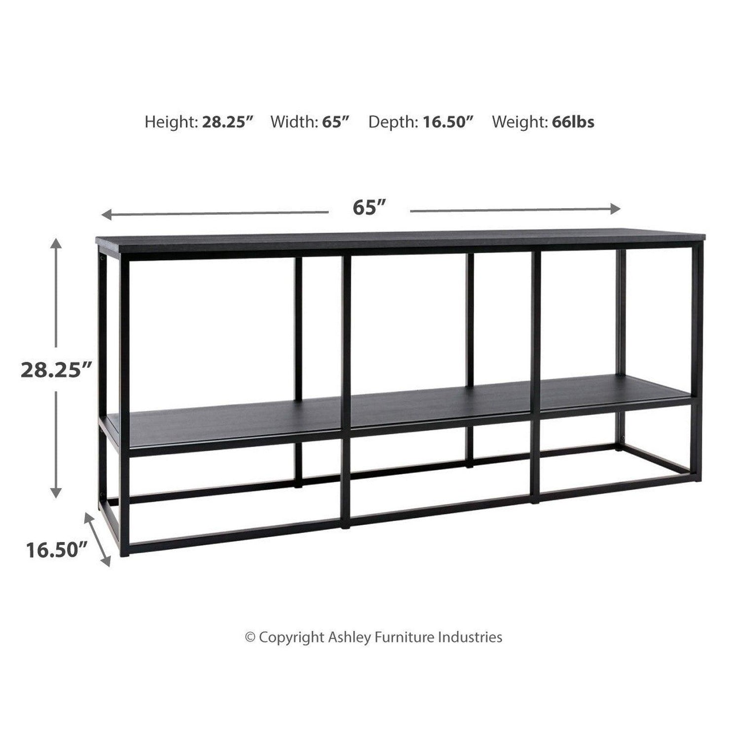 Yarlow 65&quot; TV Stand Ash-W215-10