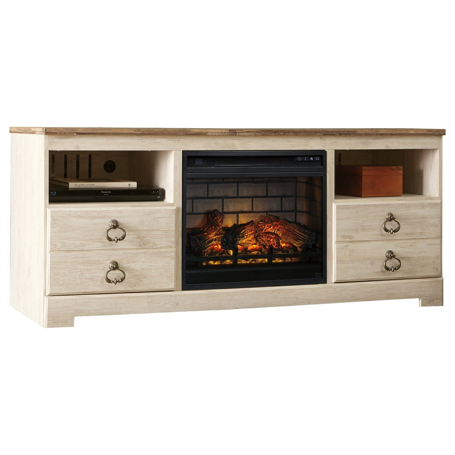 Mueble Para Tv Sommerford De 62 Con Chimenea Eléctrica