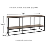 Wadeworth 65" TV Stand Ash-W301-10