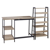 Soho Home Office Desk and Shelf Ash-Z1411838