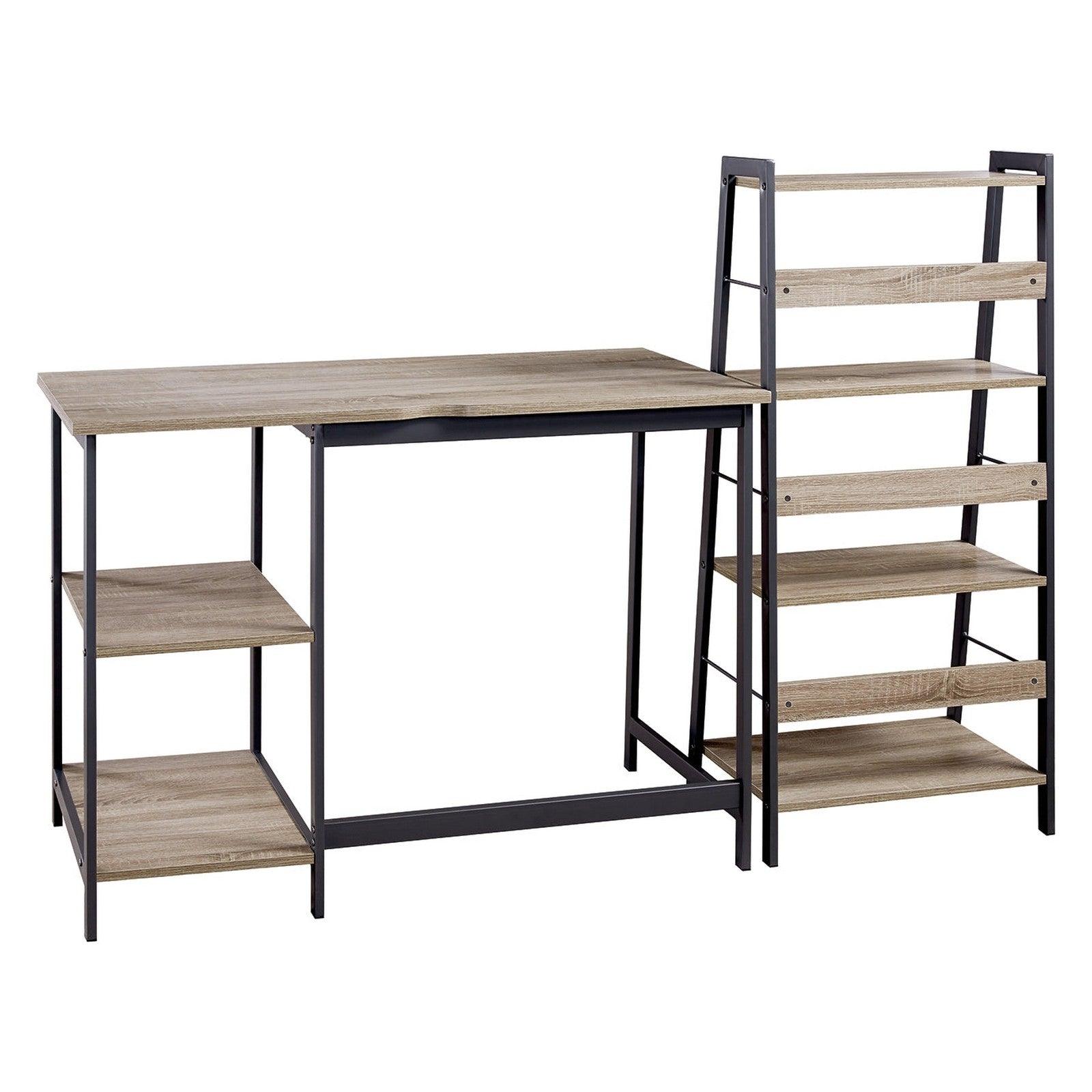 Soho Home Office Desk and Shelf Ash-Z1411838