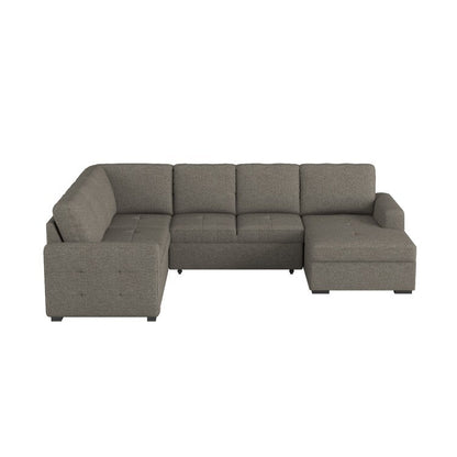 (3/3) 3-Piece Sectional with Left Chaise and Hidden Storage 9206BR*3LC3R