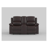 D. GLDR RCLNR LOVE SEAT W/ CONSOLE 9928DBR-2