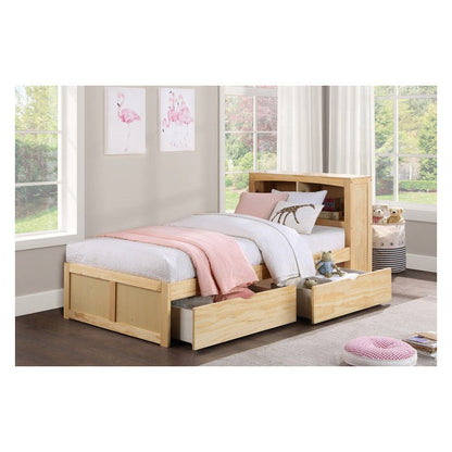 (3) Twin Bookcase Bed with Storage Boxes B2043BC-1T*