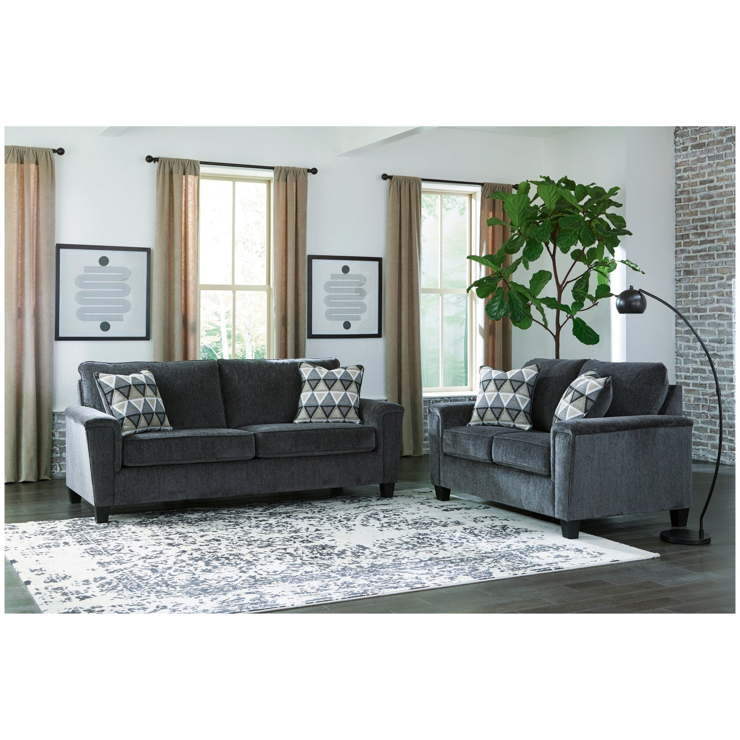 Abinger Sofa and Loveseat - Ash-83905U1 - Underkut