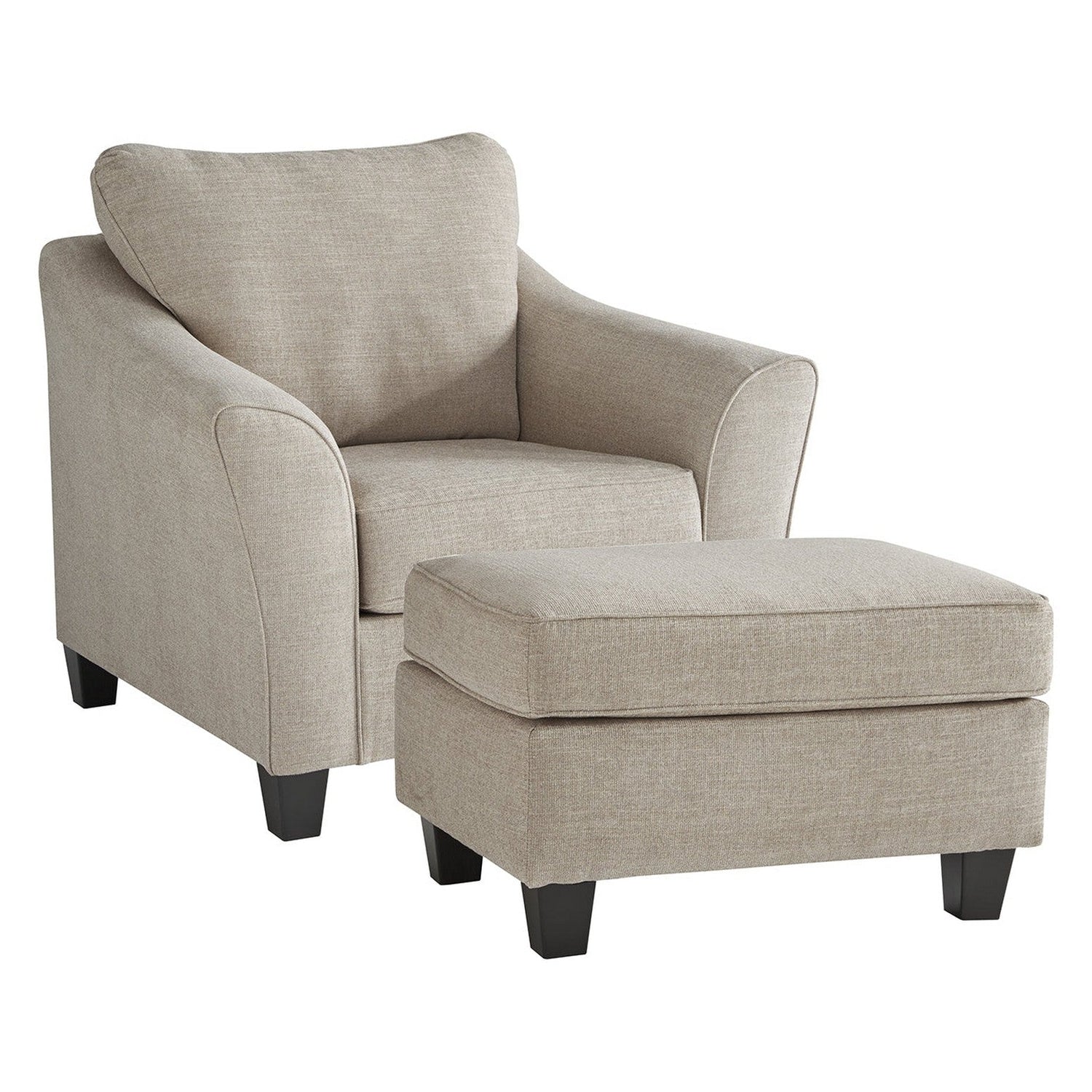 Abney Chair and Ottoman - Ash-49701U1 - Underkut