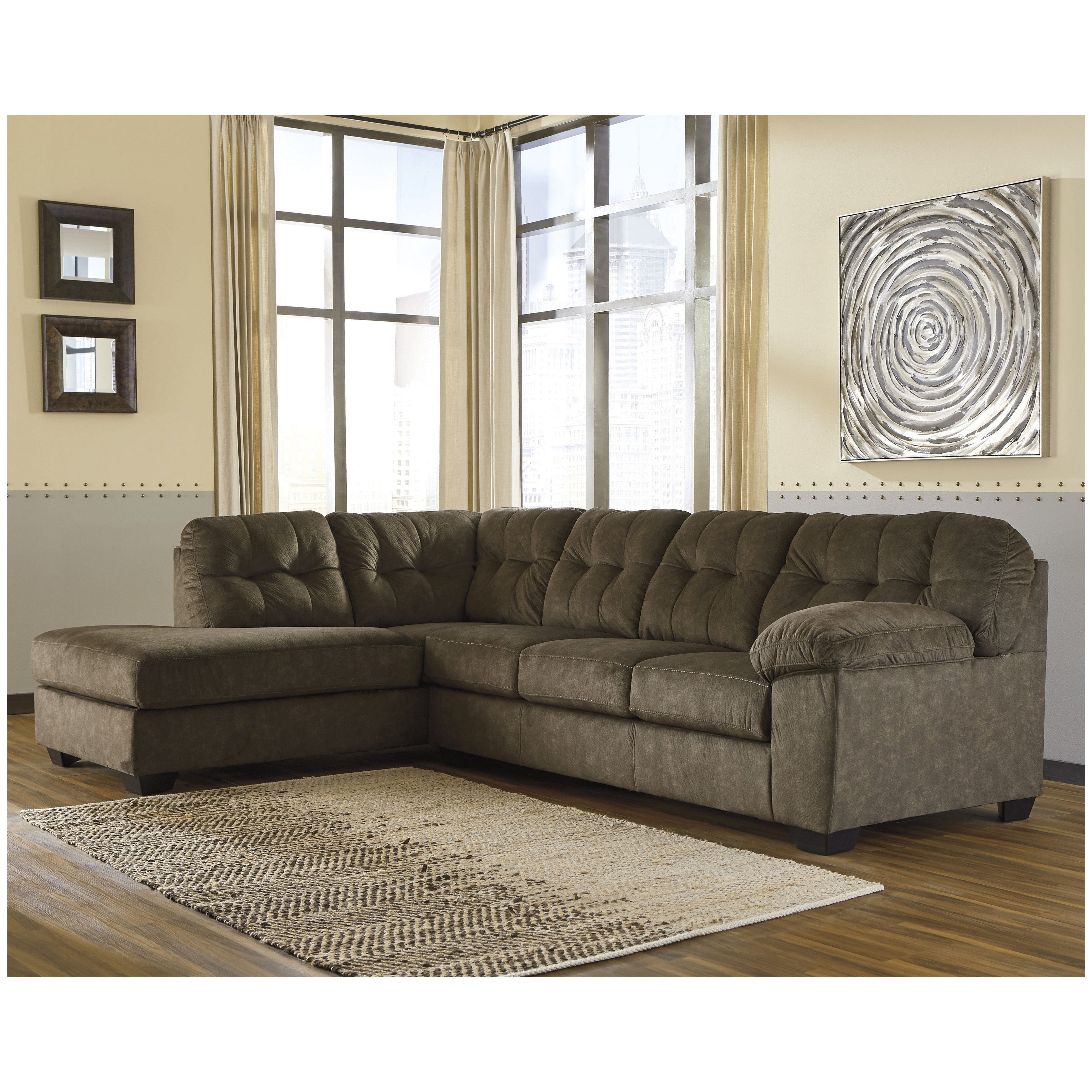 Accrington 2-Piece Sectional with Chaise - Ash-70508S1 - Underkut