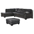 Accrington 2-Piece Sectional with Ottoman - Ash-70509U3 - Underkut