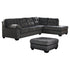 Accrington 2-Piece Sectional with Ottoman - Ash-70509U2 - Underkut