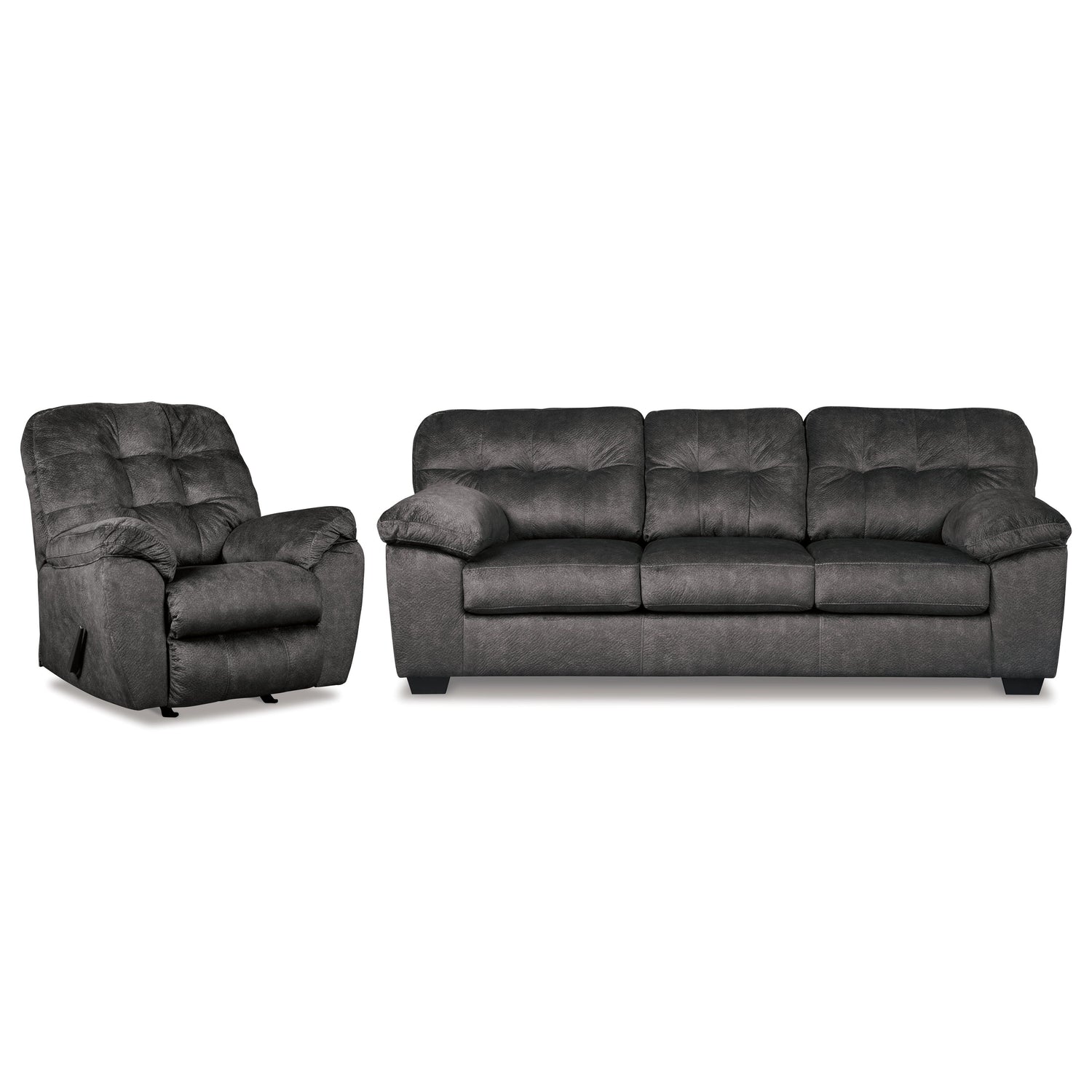 Accrington Sofa with Recliner - Ash-70509U5 - Underkut