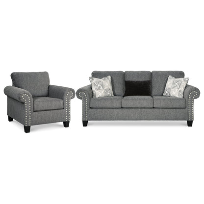 Agleno Sofa and Chair - Ash-78701U2 - Underkut