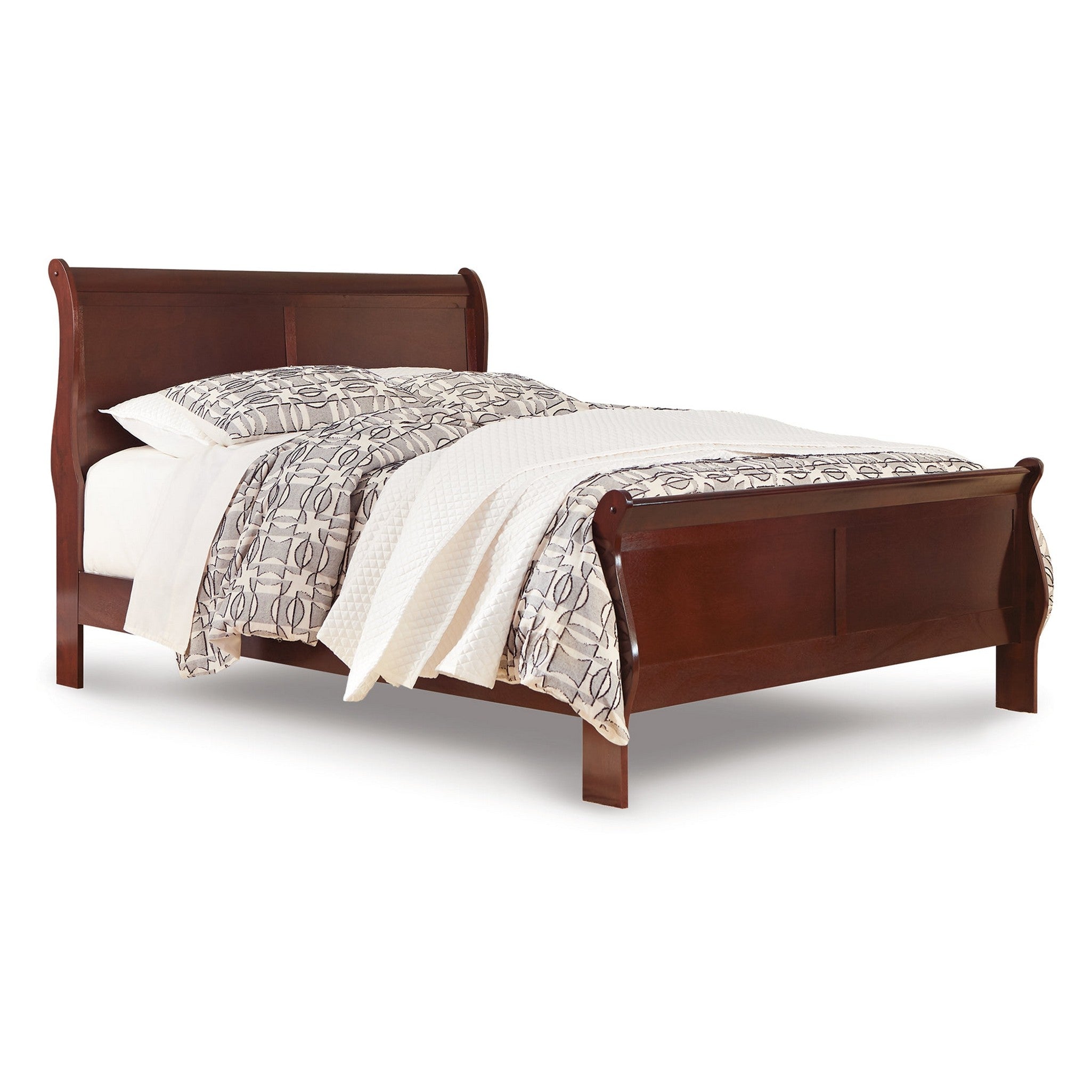 Alisdair Queen Sleigh Bed, Dresser, Mirror, Chest and Nightstand - Ash-B376B12 - Underkut