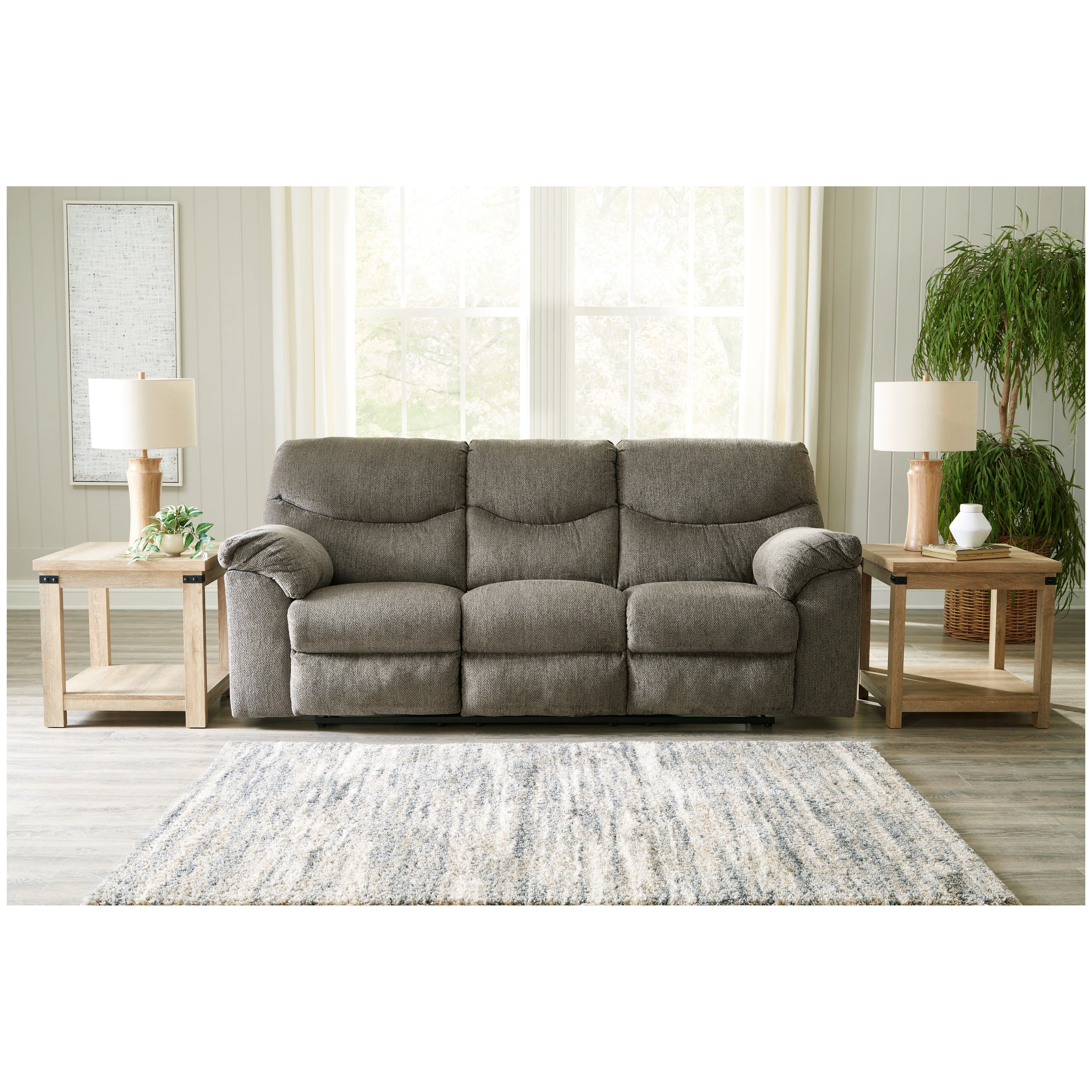 Ashley tulen gray online reclining sofa