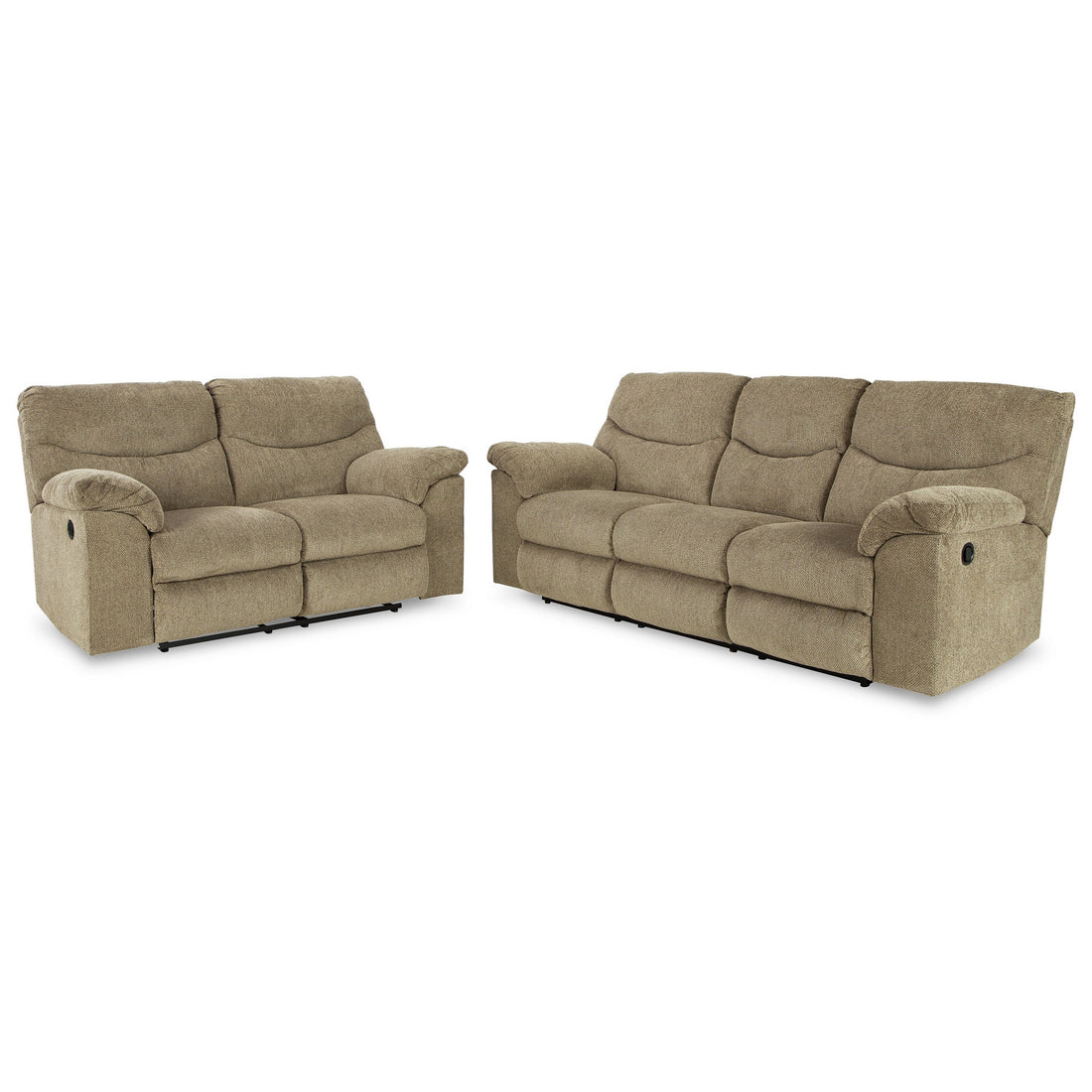 Alphons Reclining Sofa and Loveseat - Ash-28202U1 - Underkut